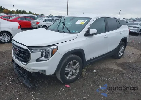 2022 GMC Terrain Fwd Sle from USA, damaged, VIN 3GKALMEVXNL274702